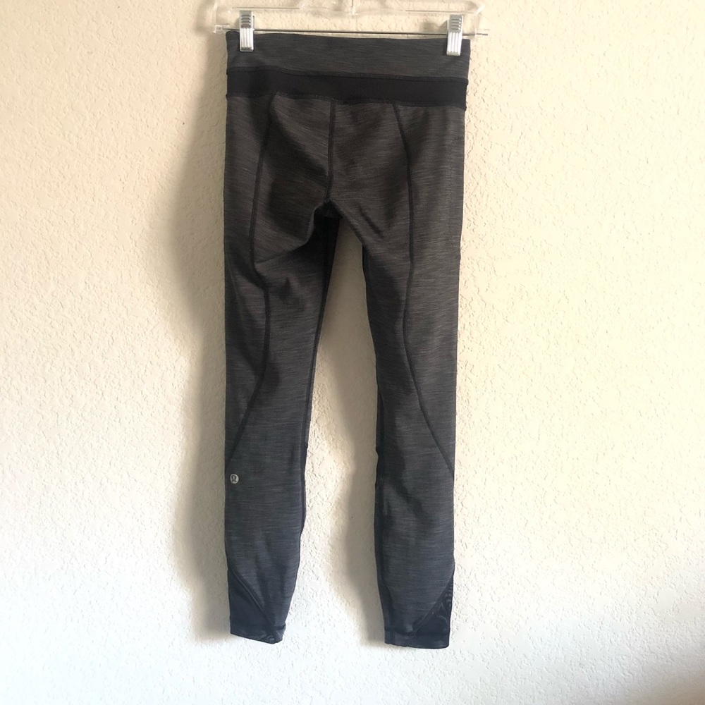 Lululemon Inspire Tight II 25” Heathered Black 2 - Picture 2 of 6